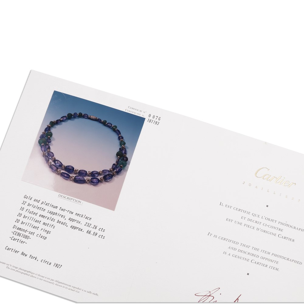 IMPORTANTE COLLANA, CARTIER