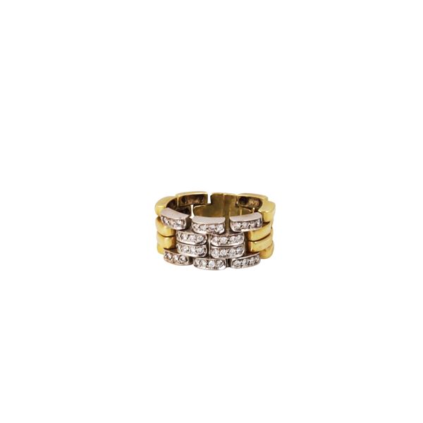 18KT GOLD AND DIAMONDS RING