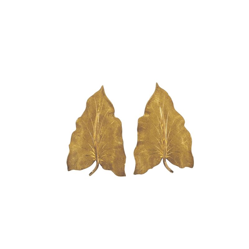 * Orecchini, Buccellati "foglia di Arum"