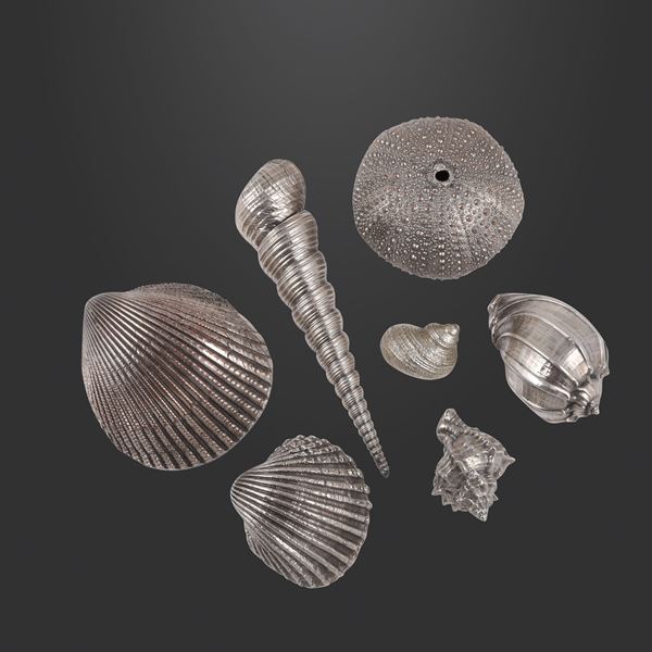 LOT OF SEVEN SHELLS  - Auction IMPORTANT JEWELRY - Casa d'Aste International Art Sale