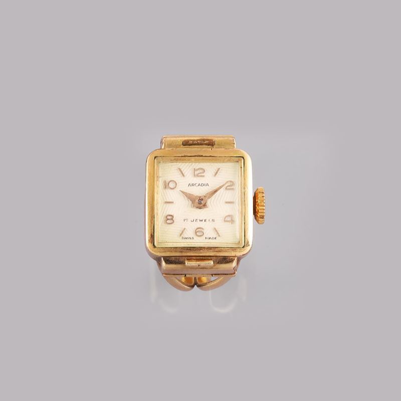 Arcadia - Anello Orologio