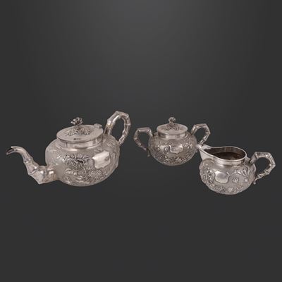 Servizio da Te' con Vaso Portafiori