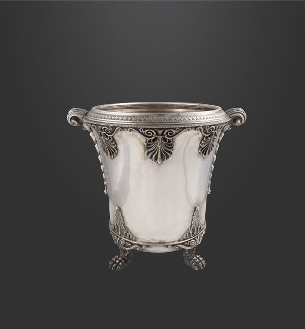 800 SILVER CHAMPAGNE BUCKET, FASSI ARNO  - Auction IMPORTANT JEWELRY - Casa d'Aste International Art Sale