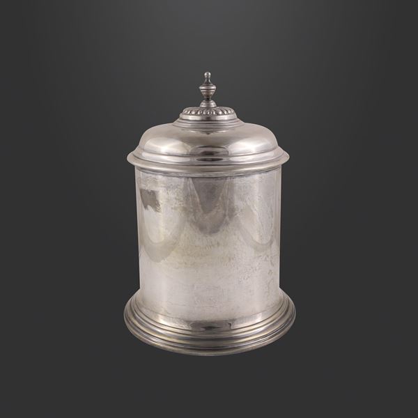 800 SILVER GLACETTE WITH THERMAL INTERIOR  - Auction IMPORTANT JEWELRY - Casa d'Aste International Art Sale