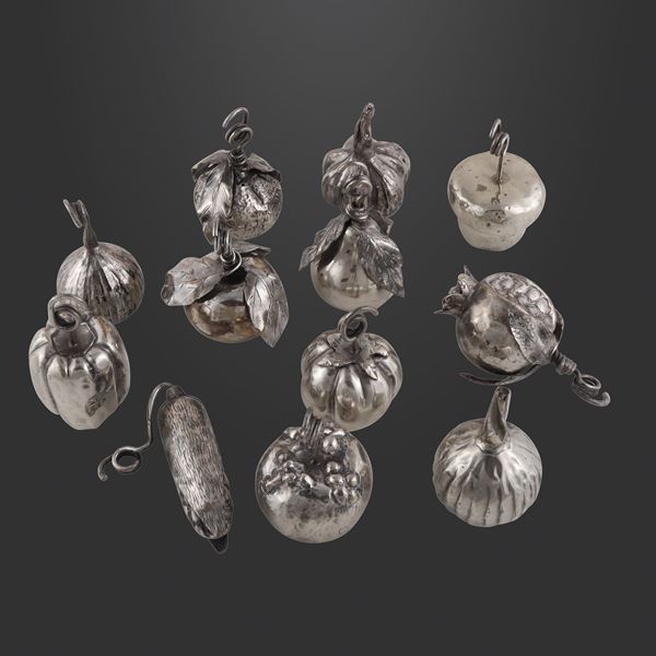 800 SILVER PLACEHOLDERS, CUSI  - Auction IMPORTANT JEWELRY - Casa d'Aste International Art Sale