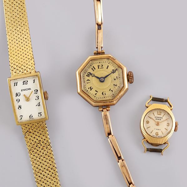 Lot of Three Wristwatches