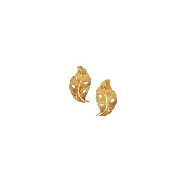 18KT GOLD EARRINGS, MARIO BUCCELLATI