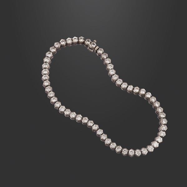 18KT GOLD AND DIAMONDS BRACELET