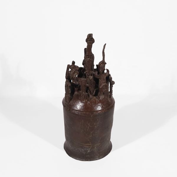 Roberto Sebastian Matta - Scultura in bronzo 48 x 20,5 cm