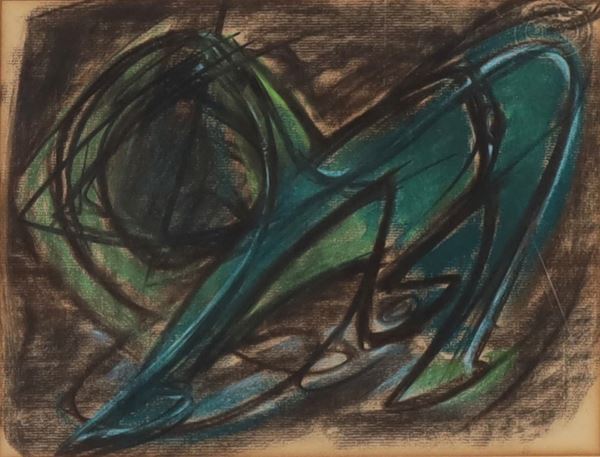 ANDRE' MASSON : "ANIMAUX ACCOUPLES"    (1929)  - Pastel and charcoal on paper - Auction MODERN AND CONTEMPORARY ART - Casa d'Aste International Art Sale