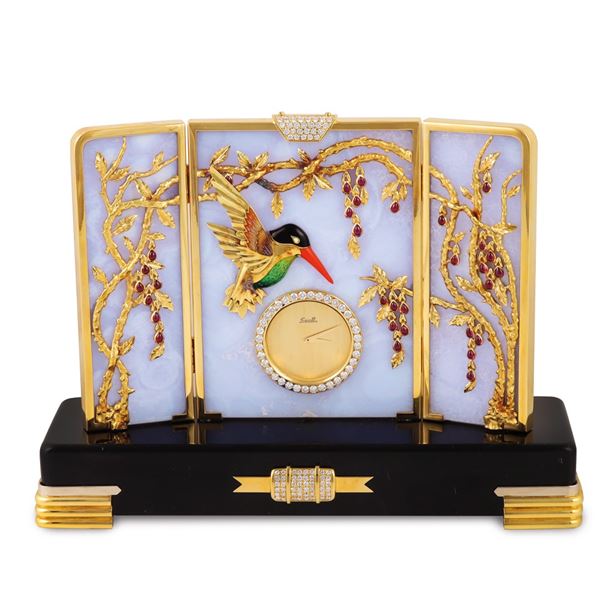 SANTI S.R.L : Pendoletta da Scrivania   - Asta OROLOGI VINTAGE E MODERNI - Casa d'Aste International Art Sale