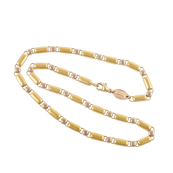 18KT GOLD NECKLACE  - Auction JEWELRY, SILVER AND LUXURY BAG - Casa d'Aste International Art Sale