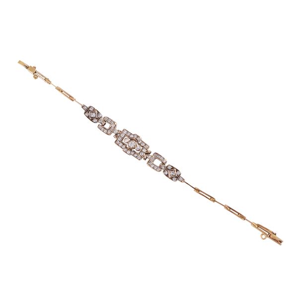 18KT GOLD AND DIAMONDS BRACELET