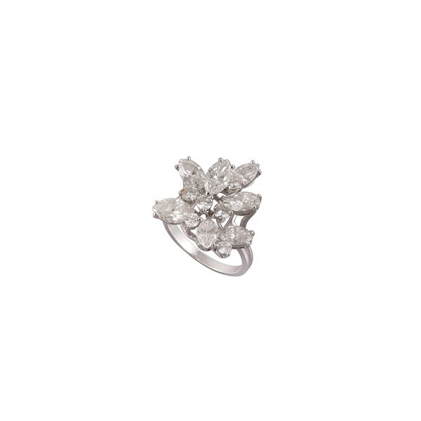 PLATINUM AND DIAMONDS RING