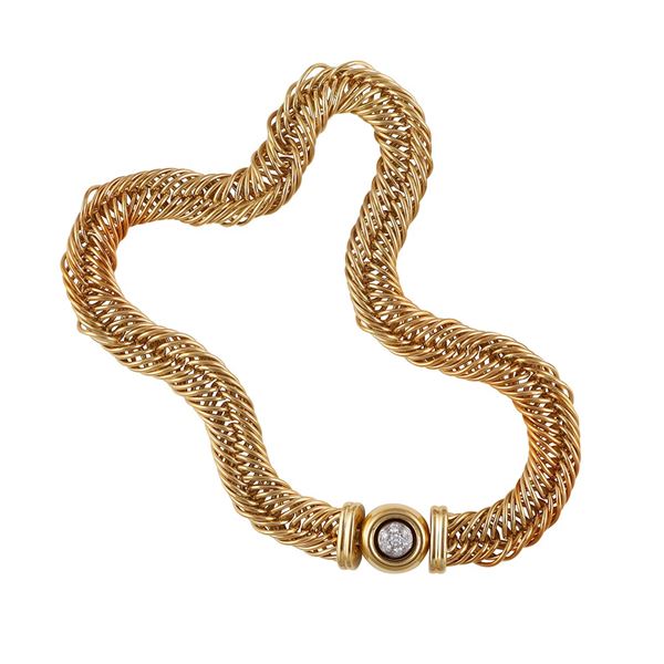 18KT GOLD AND DIAMONDS NECKLACE, BY POMELLATO
