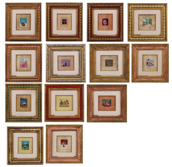 Collezione Cesare Zavattini - Lotto di 13 opere di artisti vari