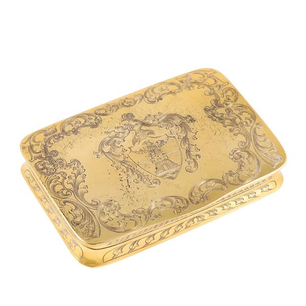 18KT GOLD "SNUFF BOX"