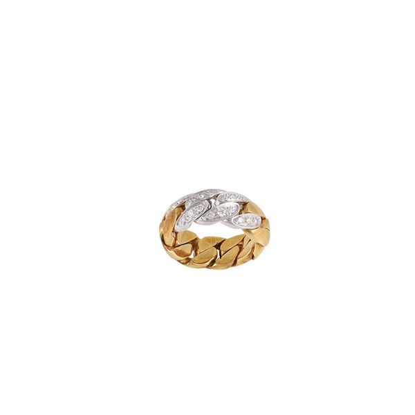 18KT GOLD AND DIAMOND RING, BY POMELLATO