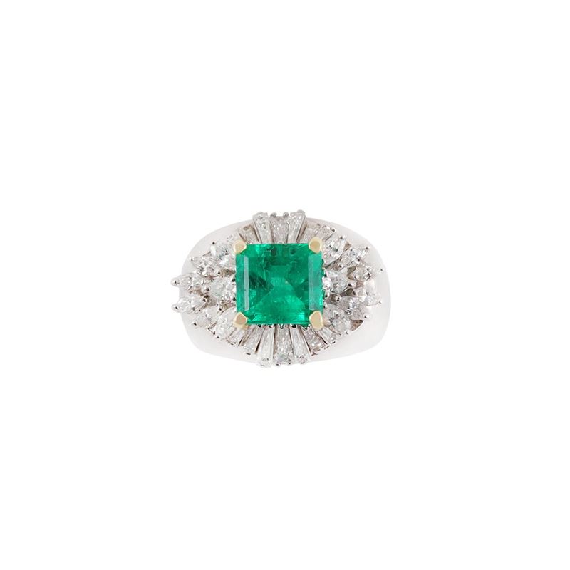 Anello, Smeraldo Colombia
