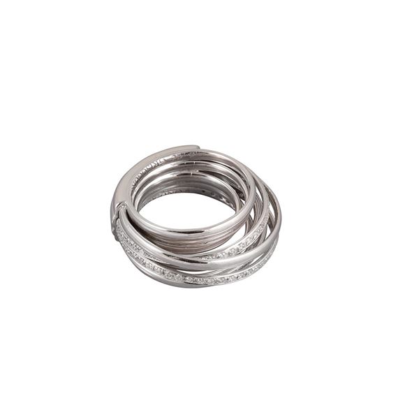 * 18KT GOLD AND DIAMONDS RING, DE GRISOGONO "Allegra"