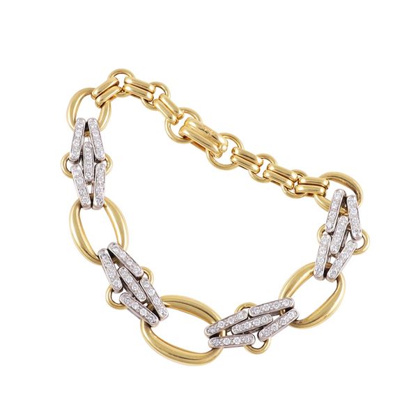 * 18KT GOLD AND DIAMONDS BRACELET, BY POMELLATO