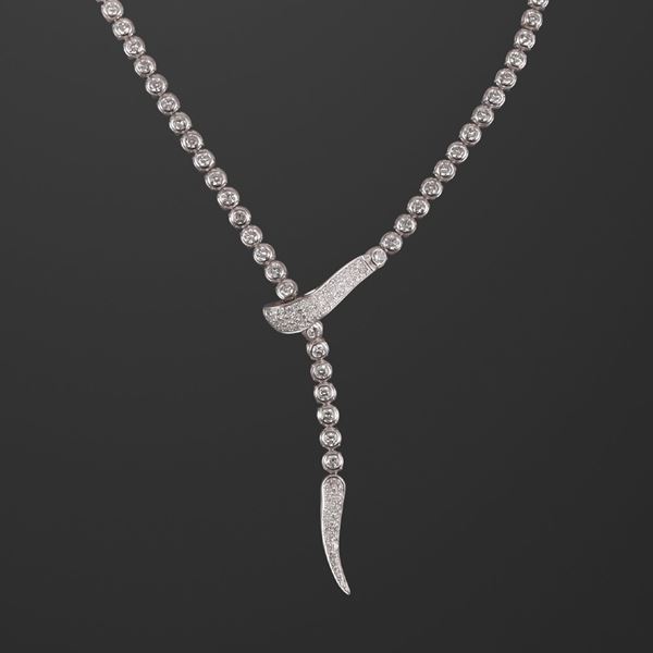 18KT GOLD AND DIAMONDS NECKLACE, BY RINALDO GAVELLO