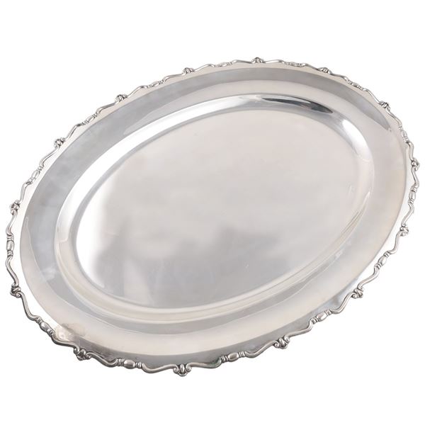 800 SILVER OVAL TRAY