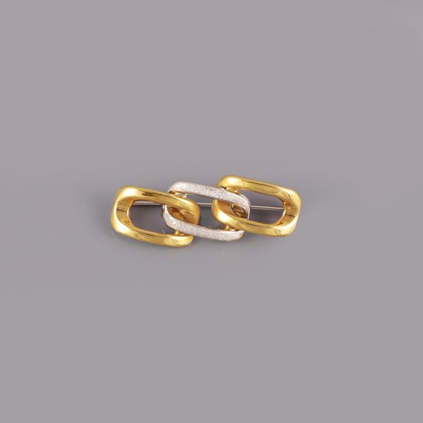 18KT GOLD BROOCH