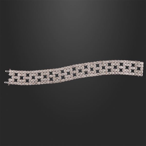 PLATINUM AND DIAMONDS BRACELET