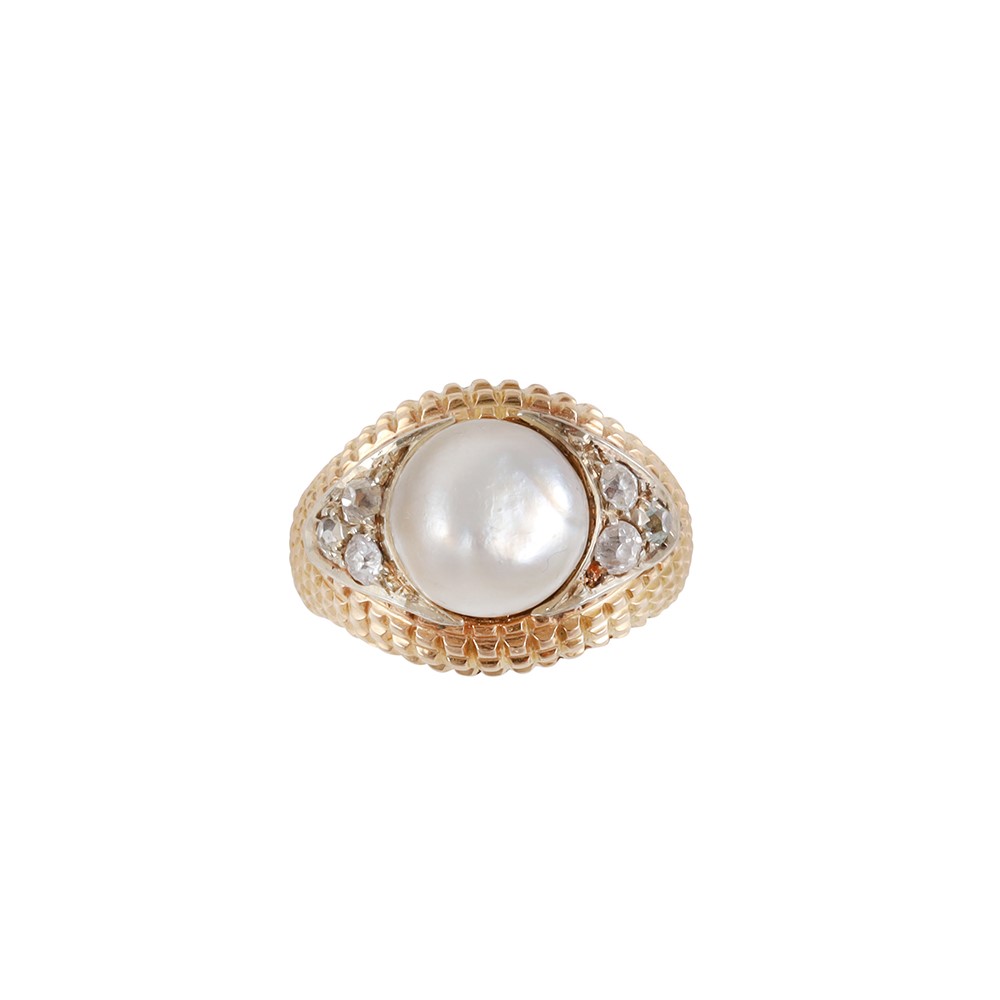 ANELLO, PERLA NATURALE