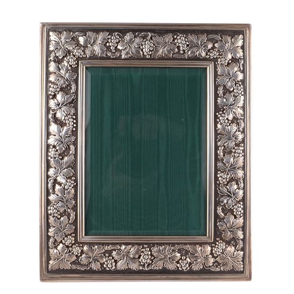925 SILVER FRAME "GRAPE LEAVES AND CLUSTERS", BY GIANMARIA BUCCELLATI