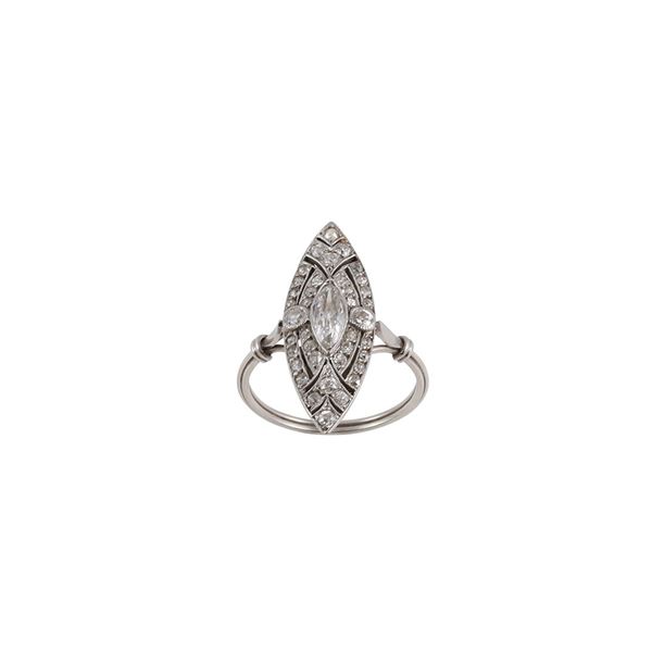 PLATINUM AND DIAMONDS RING