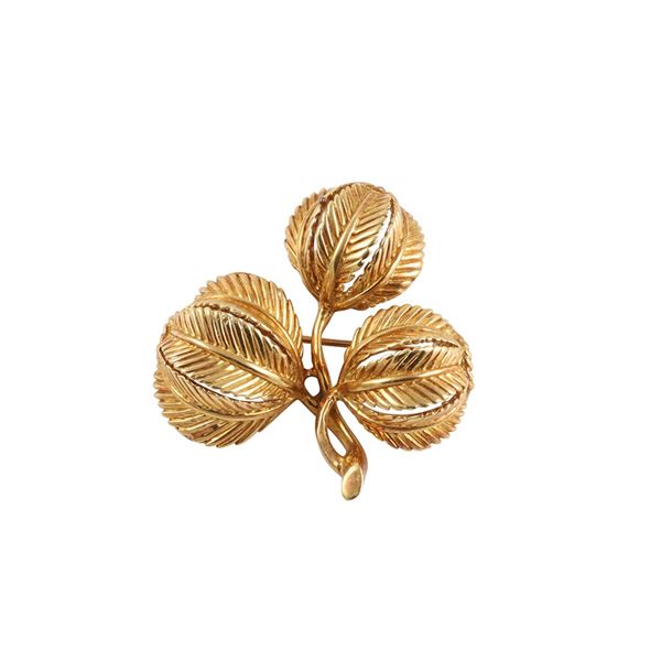 18KT GOLD BROOCH, BY TIFFANY & Co. 