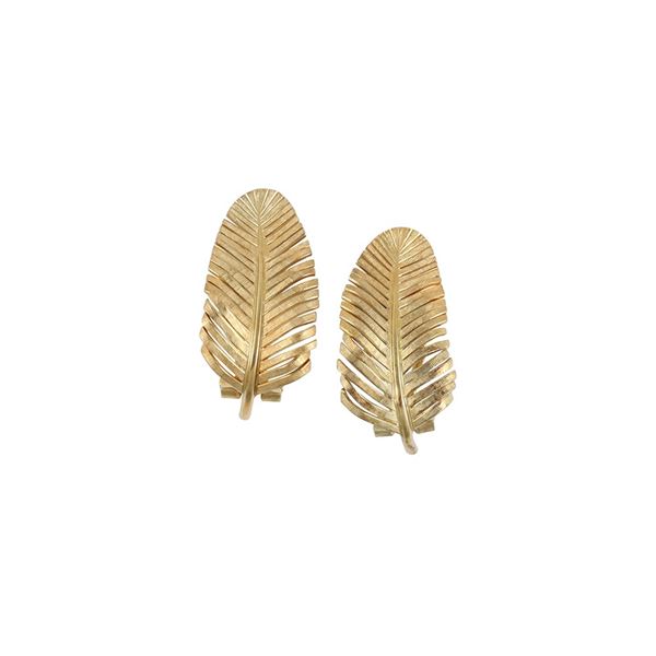 14KT GOLD EARRINGS, BY TIFFANY & Co.