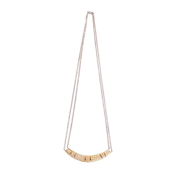 18KT GOLD AND DIAMONDS NECKLACE