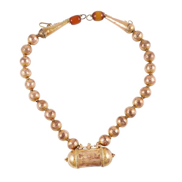 9KT GOLD TALISMAN NECKLACE