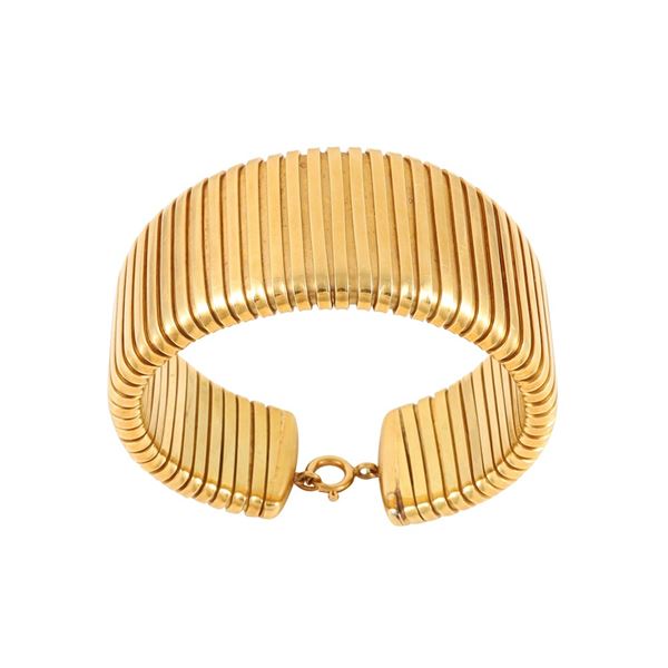 18KT GOLD "TUBOGAS" BRACELET, BY CHIMENTO
