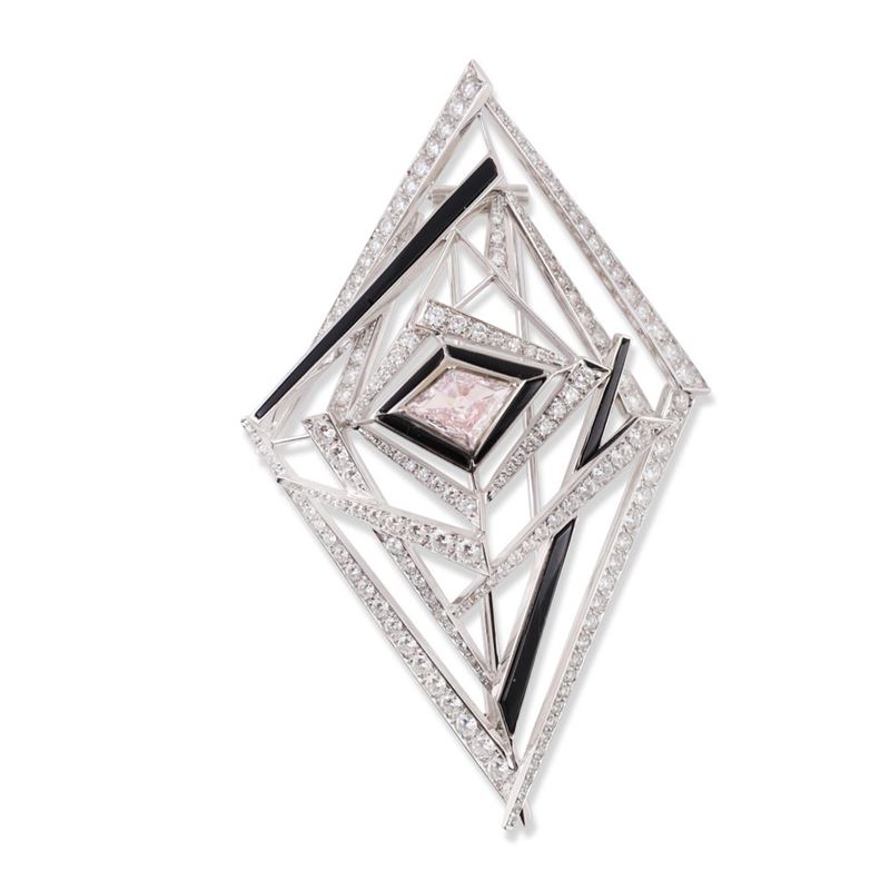 SPILLA, DIAMANTE ROSA, SCAVIA