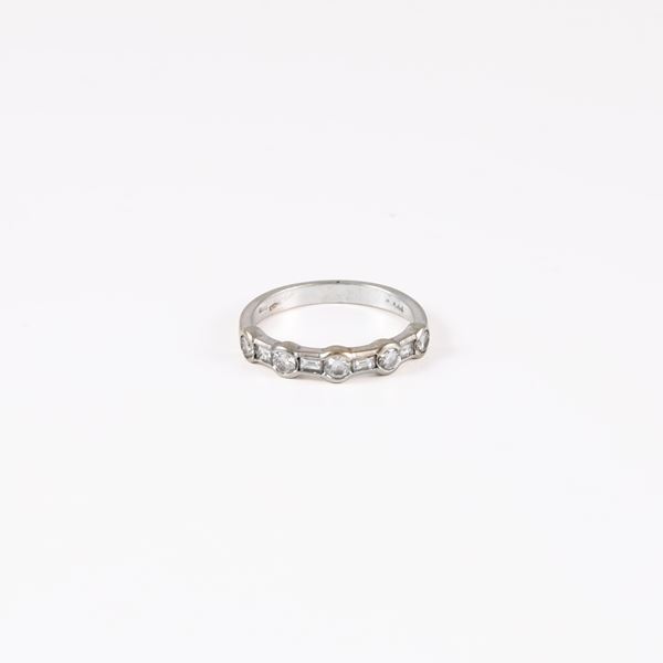 18KT GOLD AND DIAMONDS RING, BY SALVINI  - Auction JEWELS AND SILVERS - Casa d'Aste International Art Sale