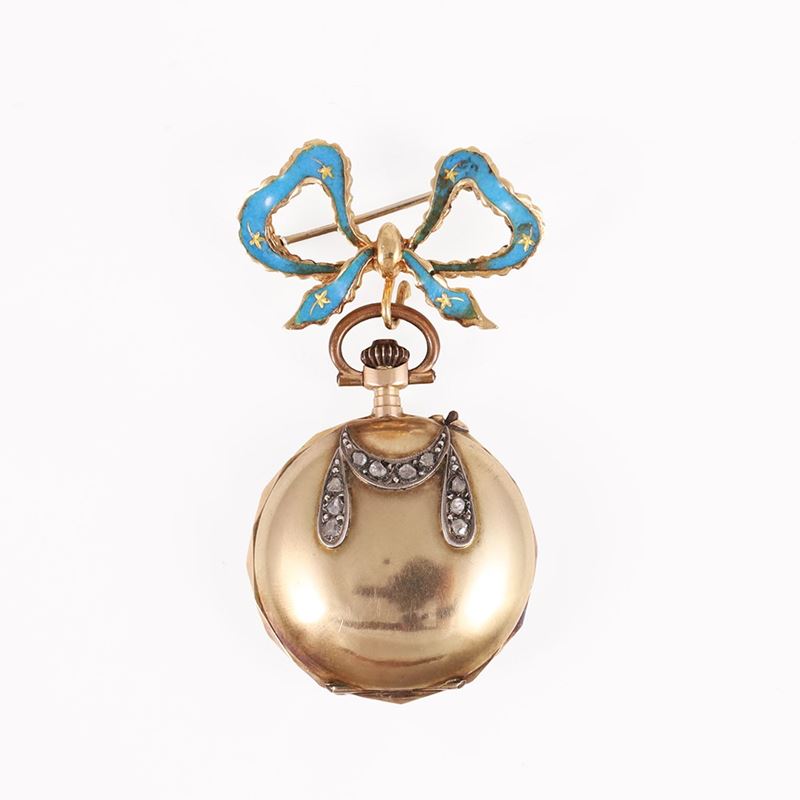 Spilla - Orologio