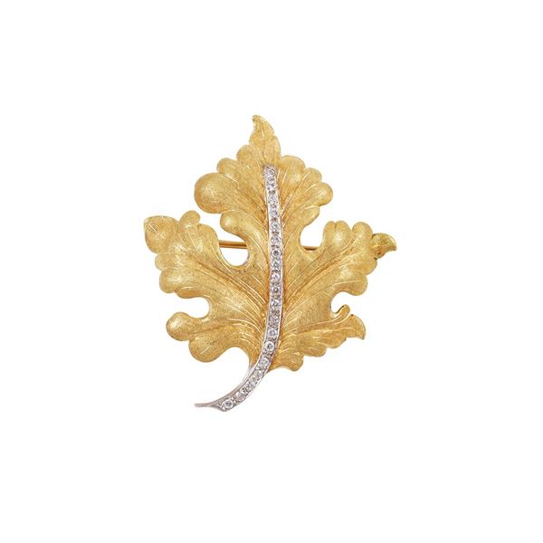 18KT GOLD AND DIAMONDS BROOCH, BY MARIO BUCCELLATI