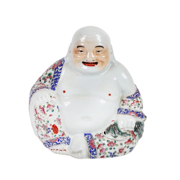 STATUE - 民国 粉彩弥勒佛