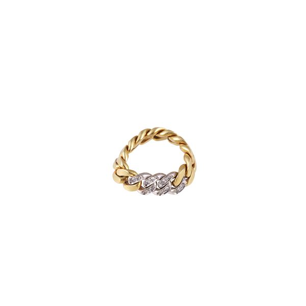 18KT GOLD AND DIAMONDS RING, BY POMELLATO