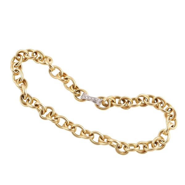 18KT GOLD AND DIAMONDS NECKLACE, BY POMELLATO  - Auction IMPORTANT JEWELRY - Casa d'Aste International Art Sale