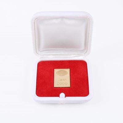 Lingotto in oro 18 kt