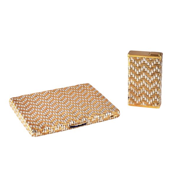18KT GOLD CIGARETTE CASE AND LIGHTER  - Auction IMPORTANT JEWELRY - Casa d'Aste International Art Sale
