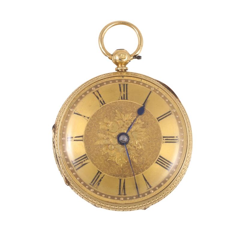 Anonimo - Orologio da tasca in oro giallo 18Kt