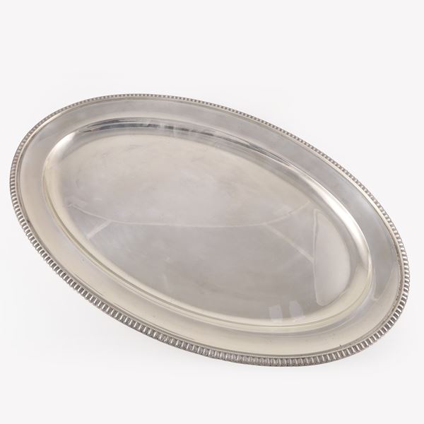 800 SILVER OVAL TRAY