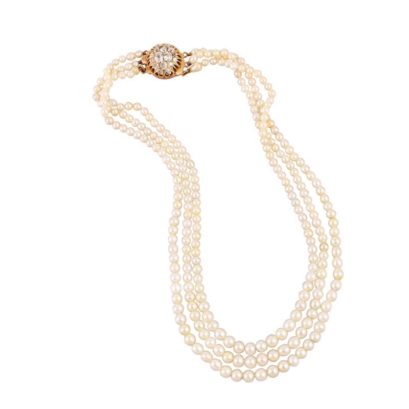 COLLANA, PERLE NATURALI