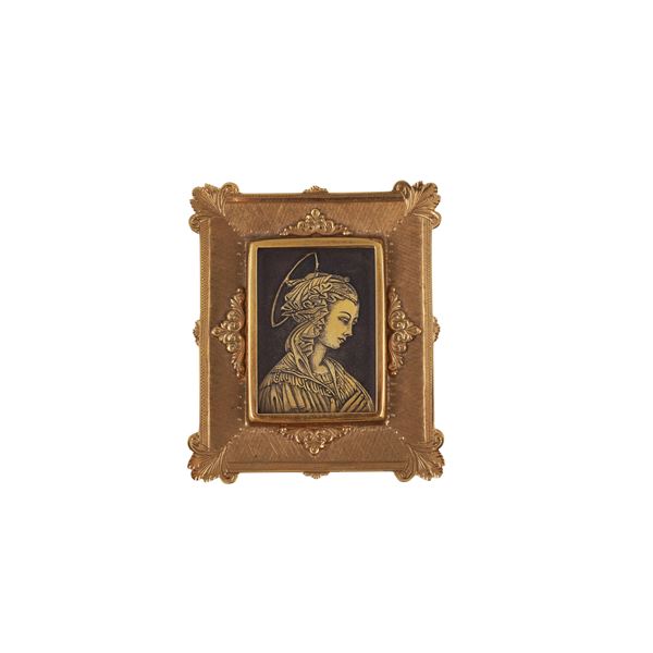 18KT GOLD FREESTANDING RELIGIOUS FIGURE